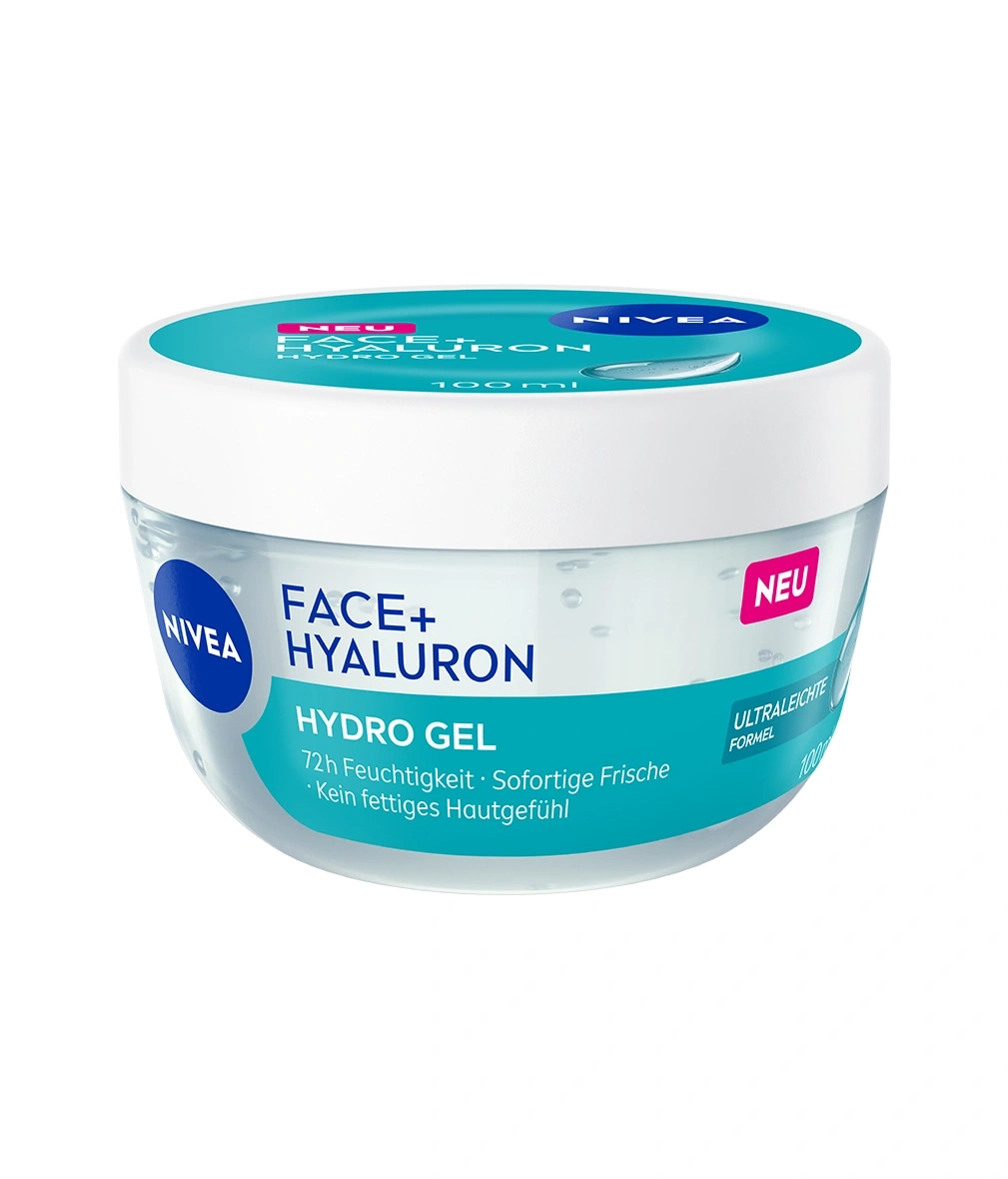 Nivea Hydro Gel mit Hyaluron für das Gesicht, 100 ml