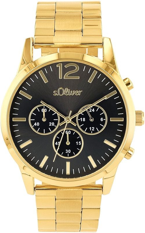 S.OLIVER Armbanduhr Chronograph 2038385 Stoppfunktion Quarz B-WARE