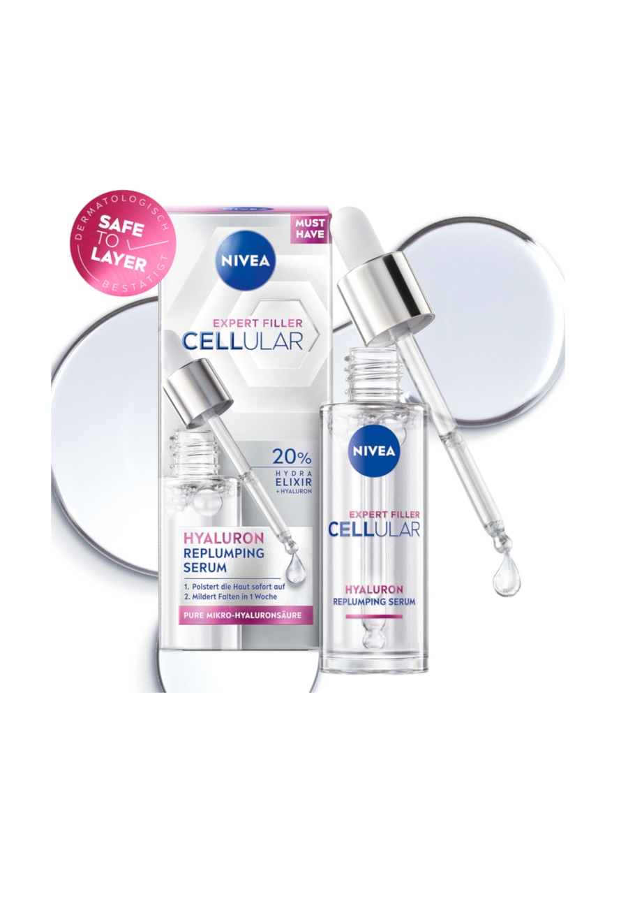 NIVEA CELLULAR Expert Hyaluron Serum 30ml + Vitamin C Serum 30ml Set