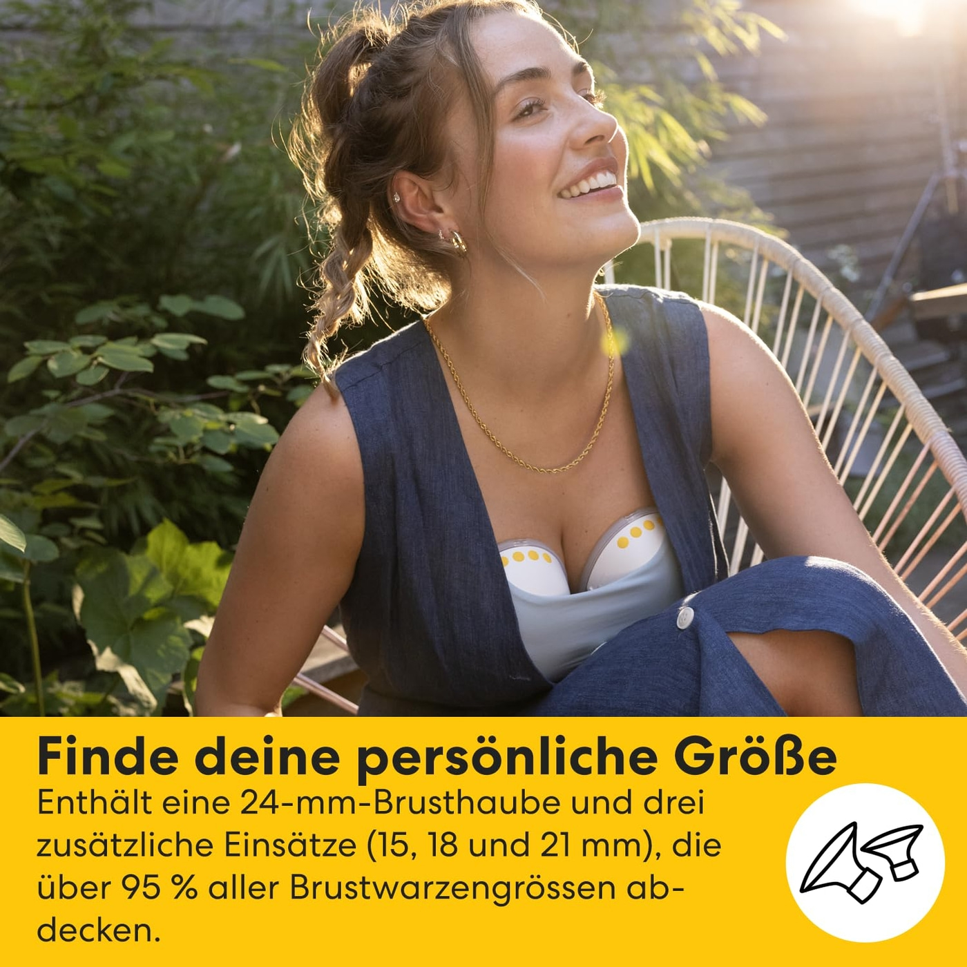 MEDELA Motion InBra tragbare elektrische Milchpumpe tragbar