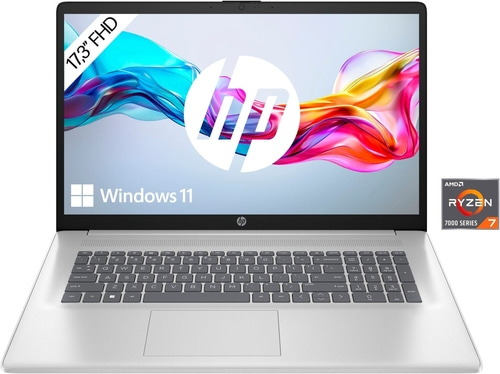 HP 17-cp3271ng Notebook 17,3 Zoll Ryzen 7 16GB RAM 512GB SSD Win11 silber B-WARE