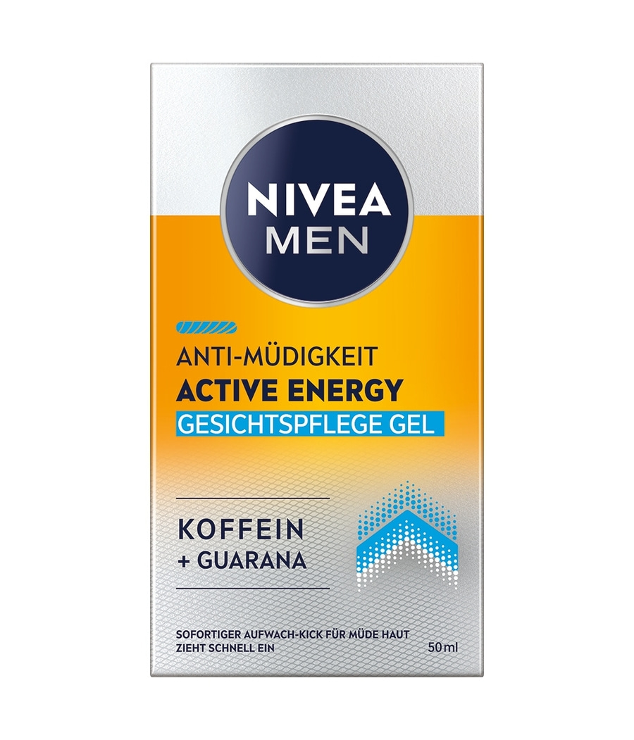Nivea Men Active Energy Gesichtspflege Gel mit Koffein und Guarana, 50ml