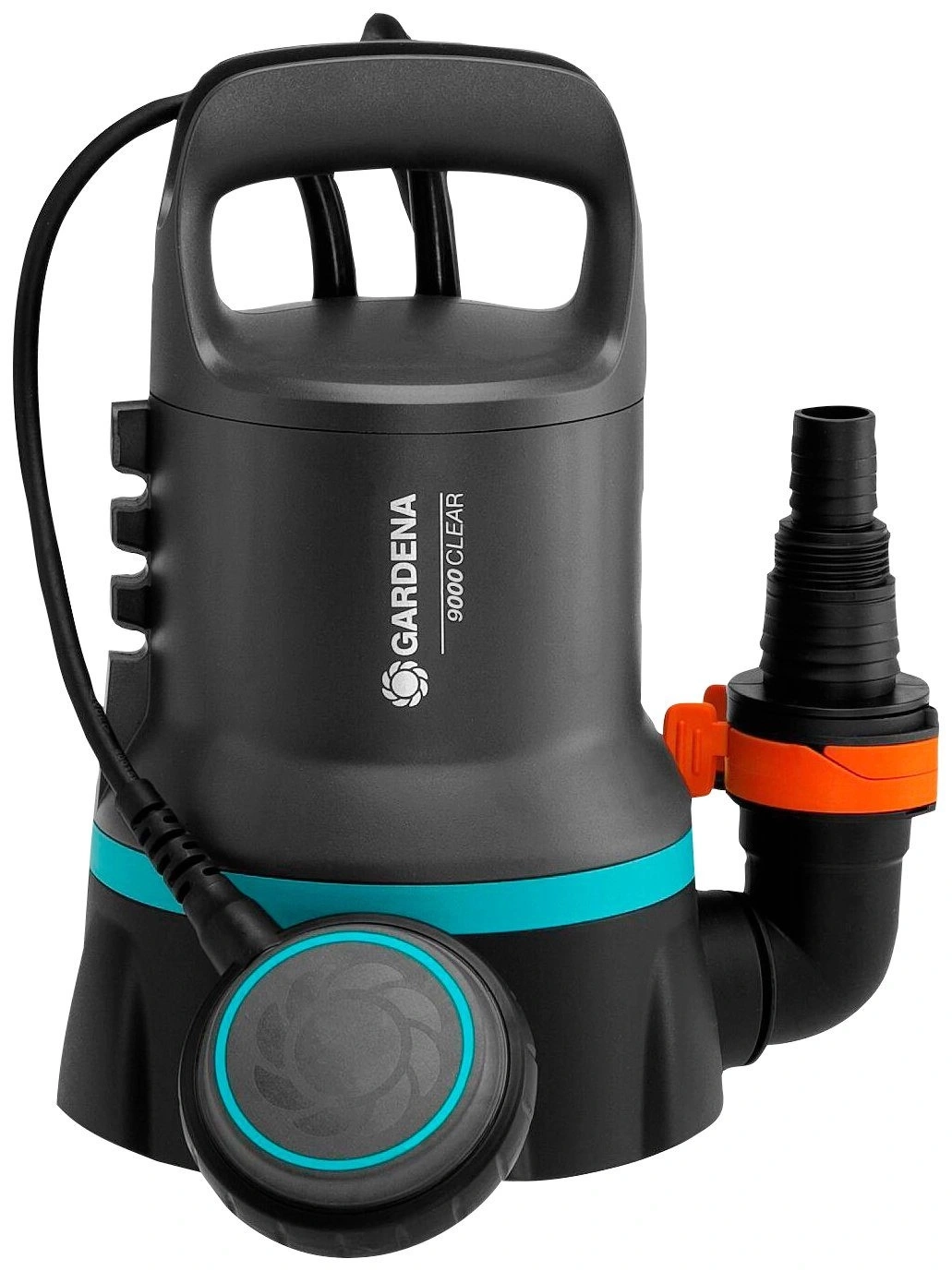GARDENA 9000 Clear Tauchpumpe mit Kabel und Schlauchanschluss