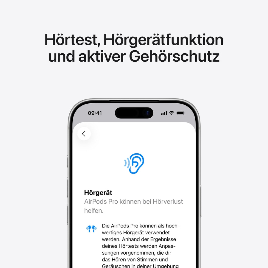 APPLE AirPods Pro 3 wireless In-Ear-Kopfhörer Headphones ANC TWS B-Ware