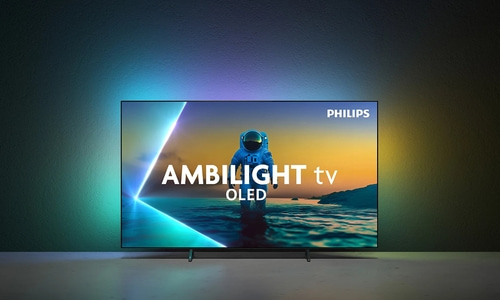 PHILIPS OLED Ambilight Fernseher 77 Zoll 4K Ultra HD Smart TV 144Hz 77OLED810/12