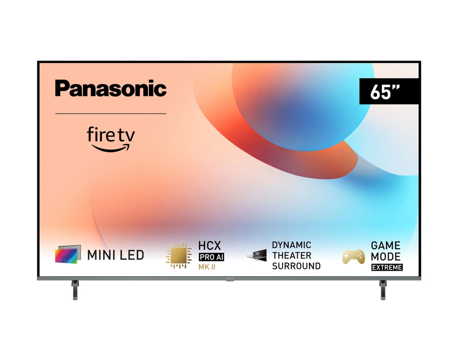 Panasonic Fire TV 65 Zoll Mini-LED-Fernseher mit Spielemodus und Surround-Sound