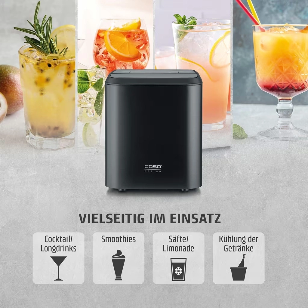 CASO Design Clear Ice Advanced Eiswürfelbereiter Klare Eiswürfel 8,8kg NEU