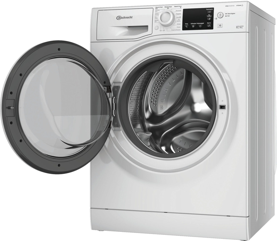 BAUKNECHT Waschtrockner WT Super Eco 86 43 N Frontlader Nachlegefunktion B-WARE