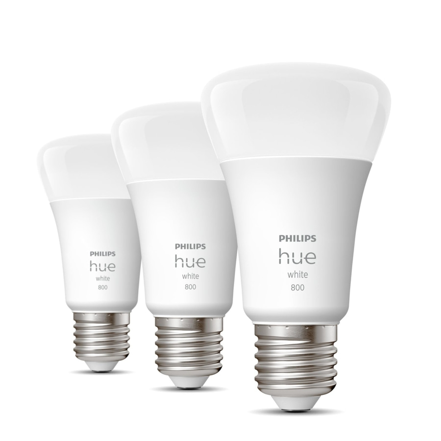 3x PHILIPS Hue E27 LED Leuchtmittel Zigbee A60 Lampe 2700K 806lm 9W white NEU