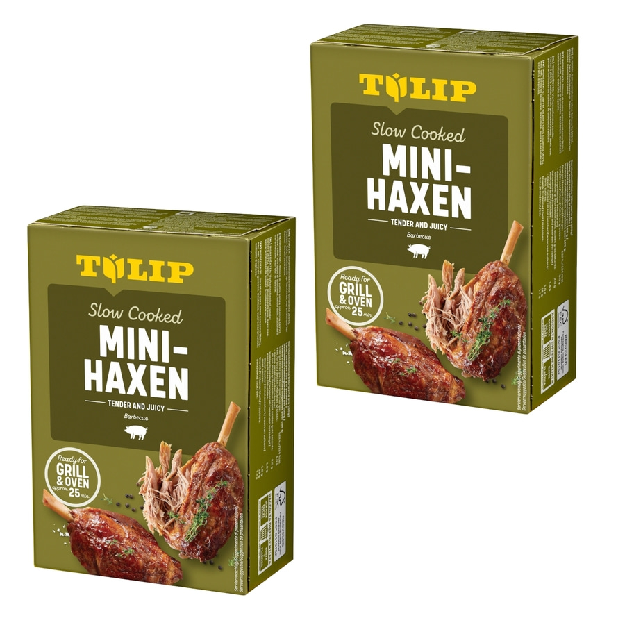 TULIP 2x Mini-Haxe 500g Vakuumverpackt und im Backofen oder Grill zubereitet