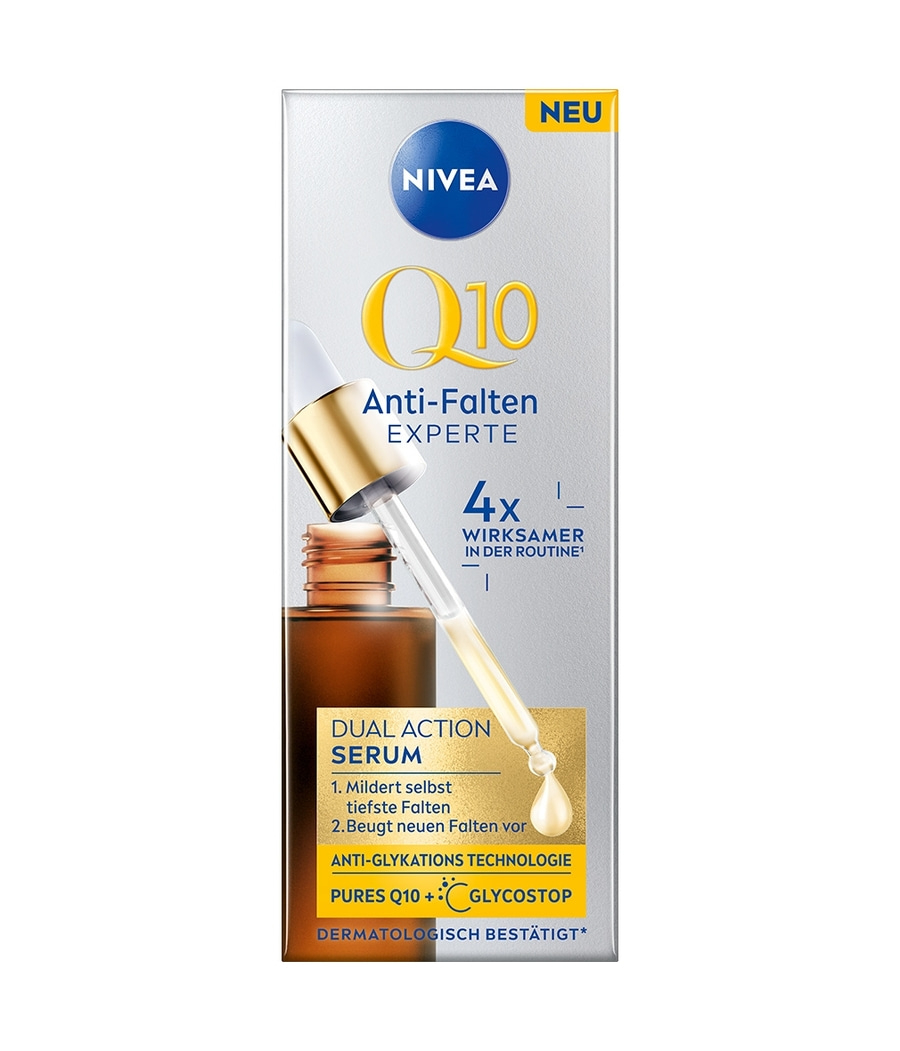 Nivea Q10 Anti-Falten Serum, reduziert Falten, Anti-Glykations Technologie
