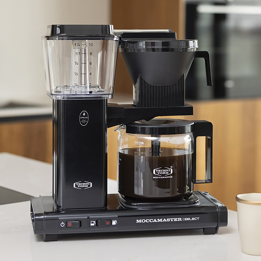 MOCCAMASTER Filterkaffeemaschine KBG Select Black 1,25l schwarz NEU