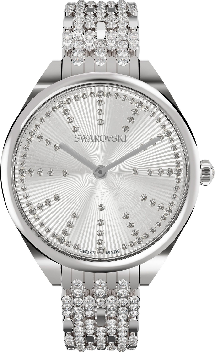 SWAROVSKI Damen Armbanduhr ATTRACT 5610490 Quarzuhr Edelstahl 30mm B-WARE