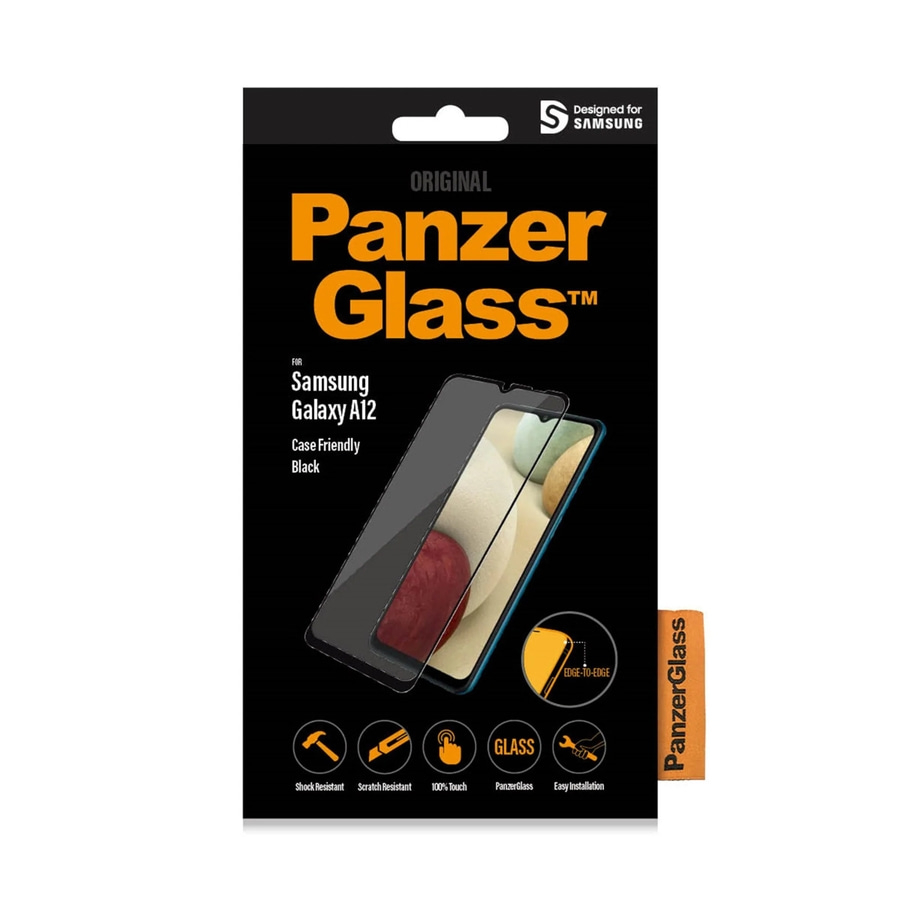 PanzerGlass™ Samsung Galaxy A12 Displayschutzglas Displayfolie Das Original