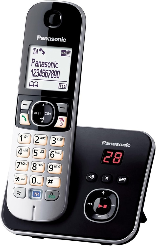 PANASONIC Haustelefon Telefon Schnurlos Festnetz Anrufbeantworter KX-TG6821GB