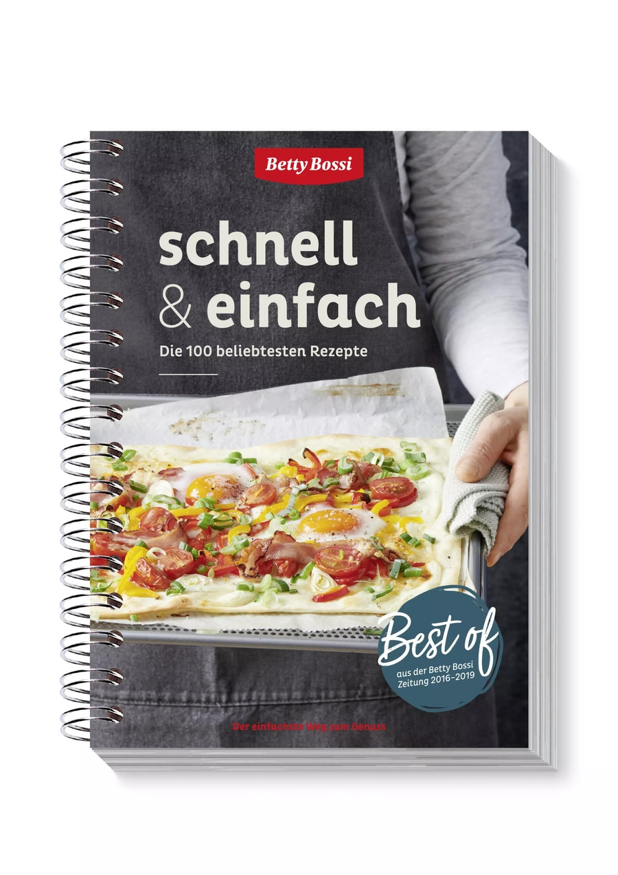 Kochbuch 'schnell & einfach' von Betty Bossi mit Rezepten, Essen
