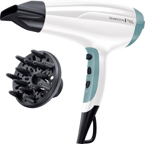 REMINGTON Haartrockner D5216 Shine Therapy Ionen 2300W Stylingdüse Diffusor weiß