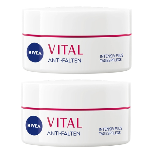 NIVEA Tagespflege VITAL Anti-Falten Intensiv Plus LSF 15 Bio Arganöl 2 x 50 ml