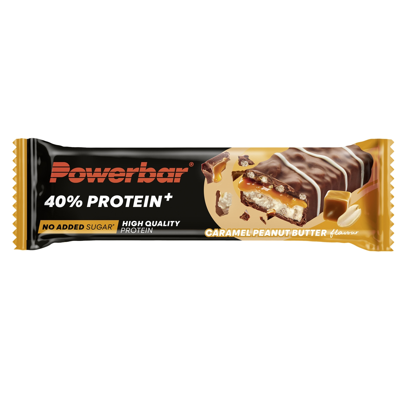POWERBAR High Protein Riegel Caramel Peanut Butter 40% Protein + Crisp 12x 40 g