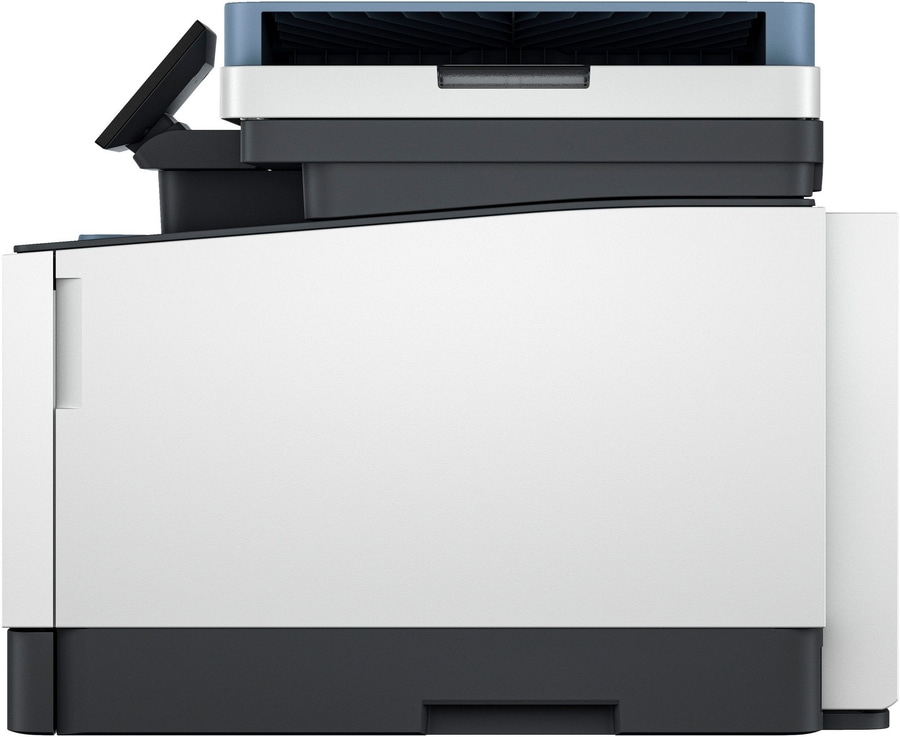 Multifunktionsdrucker, weiß und schwarz, mit Bedienfeld, Bürogerät, Drucker