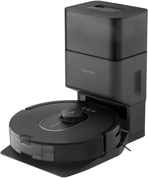 ROBOROCK Saugroboter Q5 Max+ 5.500 PA Saugkraft mit Basisstation schwarz B-WARE
