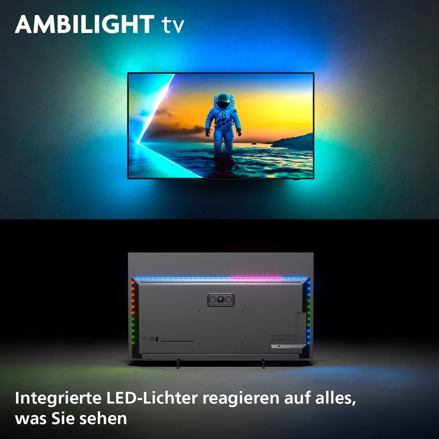 PHILIPS OLED Ambilight Fernseher 77 Zoll 4K Ultra HD Smart TV 144Hz 77OLED810/12