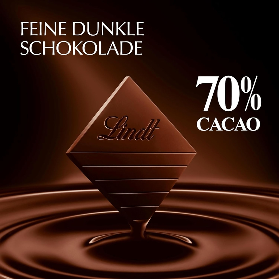 Lindt feine dunkle Schokolade 70% Cacao