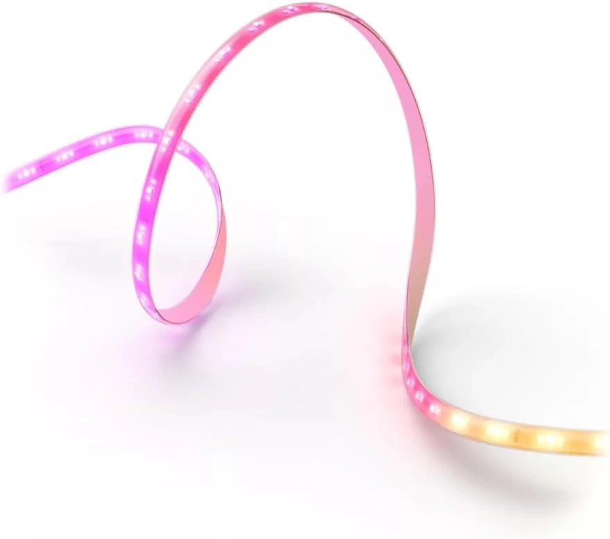 Ein biegsames LED-Lichtband mit vielen kleinen Lichtern