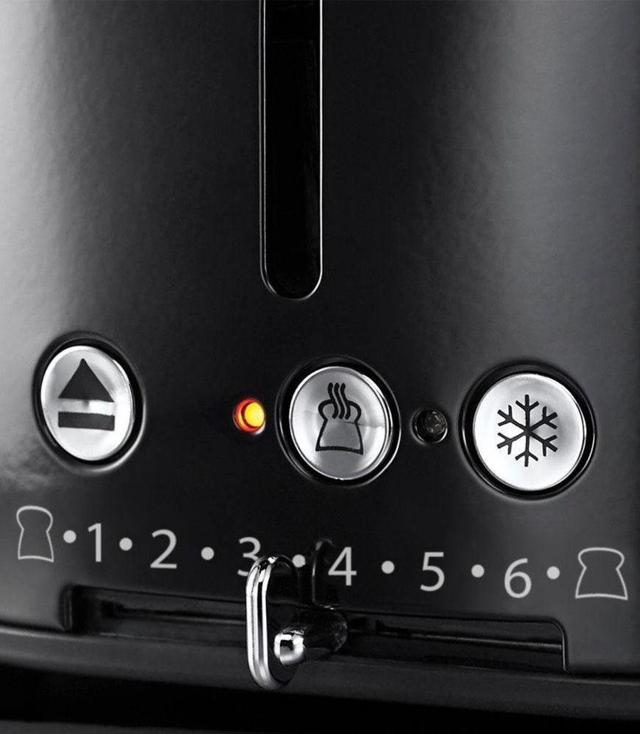RUSSELL HOBBS Toaster Retro Classic Noir 21681-56 2 Scheiben 6 Stufen 1300 W