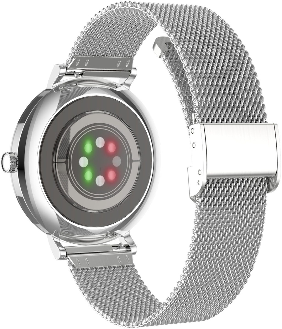 SMARTY 2.0 Smartwatch SW079B Armbanduhr Edelstahlarmband Bluetooth 41mm