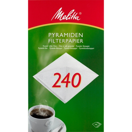 Melitta Pyramiden Filterpapier 240 Stück in der Packung