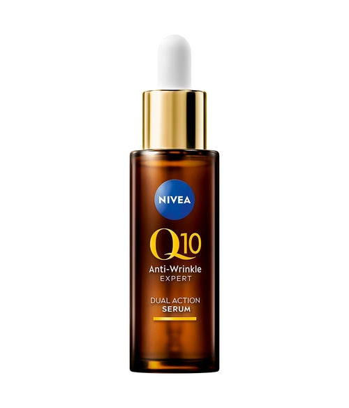NIVEA Q10 Anti-Falten Experte Dual Action Serum GLYCOSTOP® glättend 30ml