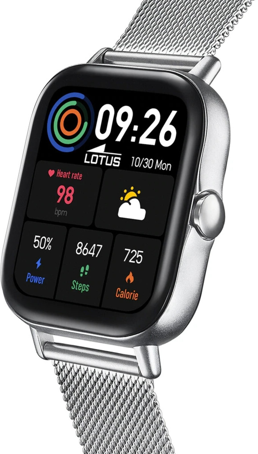 LOTUS 50044/1 Smartwatch iOS & Android 44 mm Edelstahlarmband B-WARE