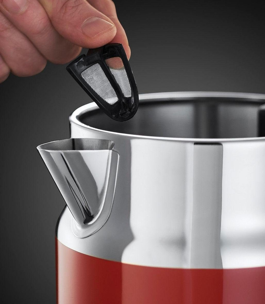 RUSSELL HOBBS Wasserkocher Retro Ribbon Red 21670-70 1,7 L kabellos 2400 W