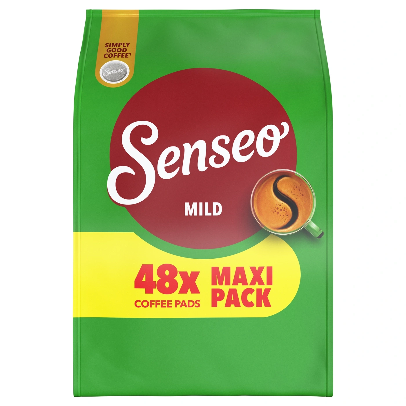 Senseo Kaffee Pads 48er Maxi Pack Mild, grüne Verpackung