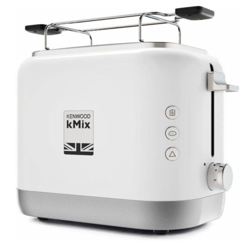 KENWOOD kMix Toaster TCX751WH Brötchenaufsatz 900W Auftau-Funktion weiß