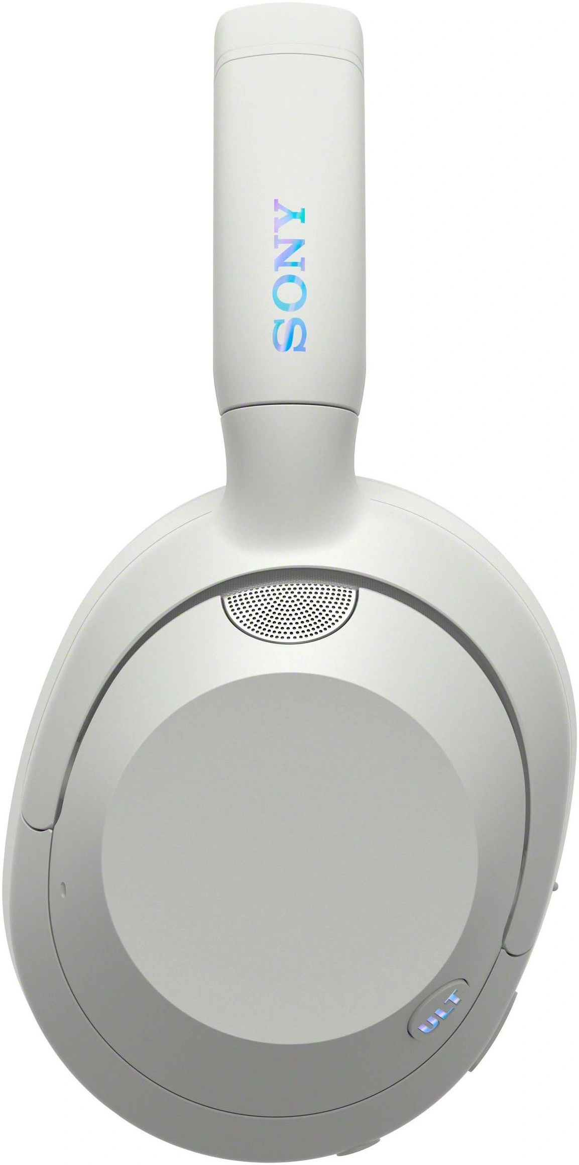Weiße Sony Kopfhörer mit farbigem Logo und ULT-Schriftzug