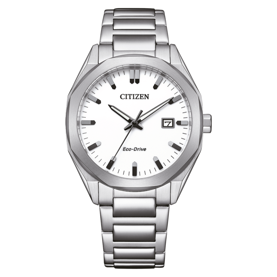 CITIZEN Unisex Armbanduhr BM7620-83A Eco-Drive Edelstahl Kristallglas B-Ware