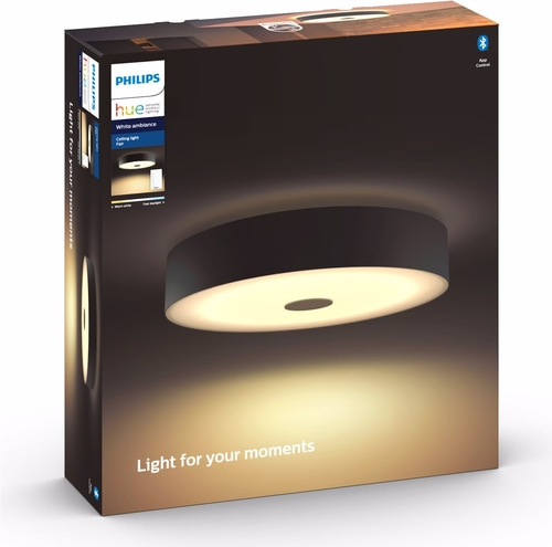 PHILIPS Hue White Ambience Fair Deckenleuchte mit Dimmschalter IP20 25W 3000 lm