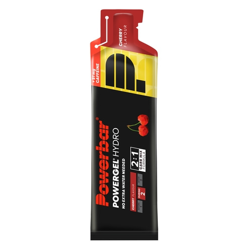POWERBAR PowerGel Hydro Cherry High Carb Energie Gel Natrium Koffein 24 x 67 ml