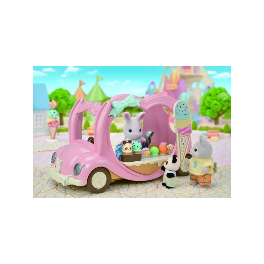 SYLVANIAN FAMILIES Eiswagen 5651 Spielset ab 3 Jahren umbaubares Auto NEU