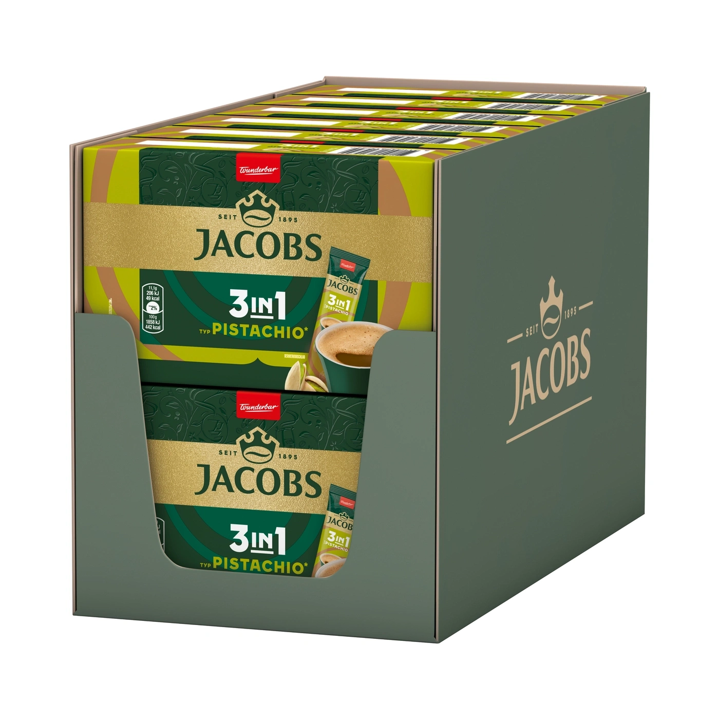 Jacobs Kaffee 3in1 Pistachio Multipack