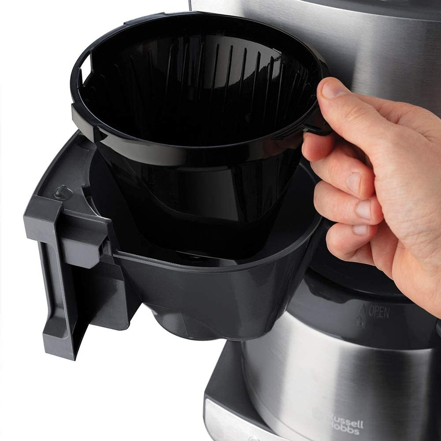 RUSSELL HOBBS Kaffeemaschine mit Mahlwerk Grind&Brew 25620-56 Thermo Timer 1000W