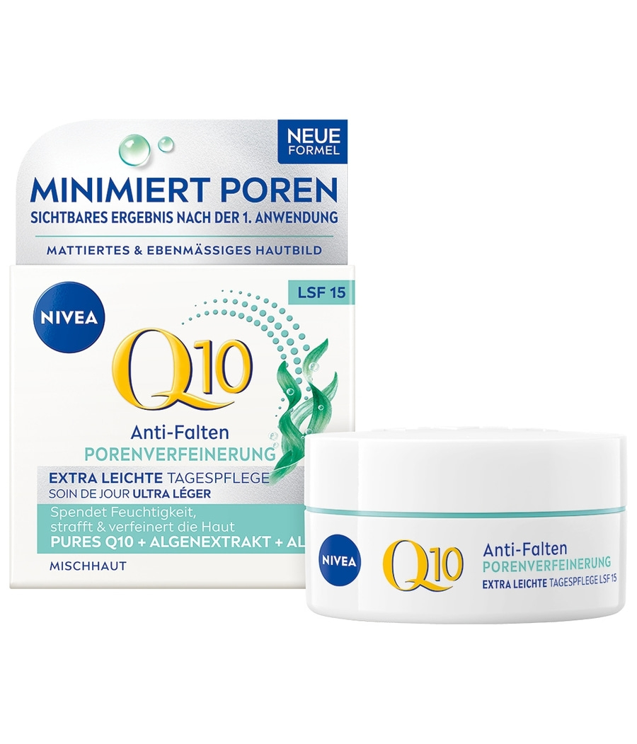 NIVEA Q10 Anti-Falten Power Porenverfeinernde Tagespflege LSF 15 50ml
