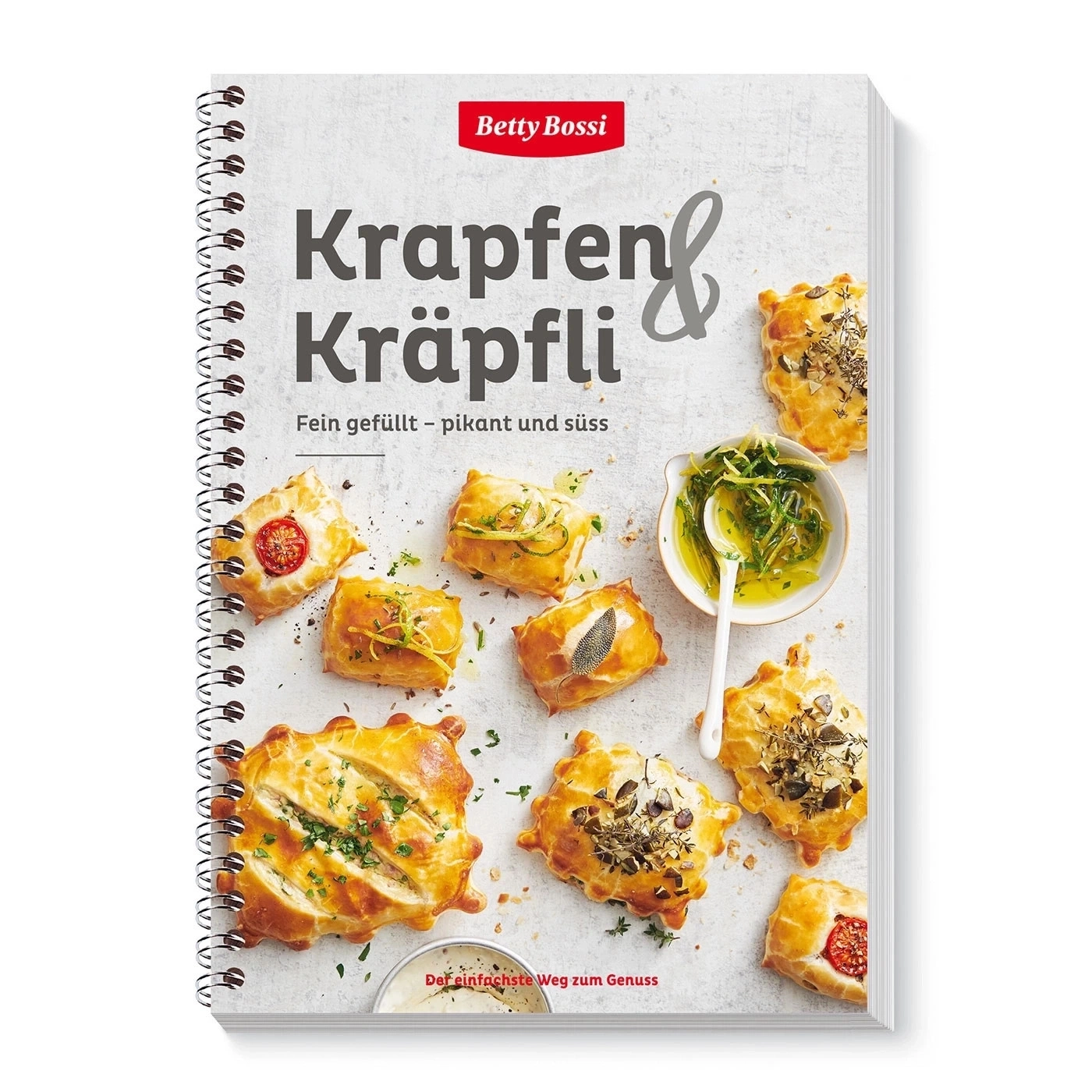 Kochbuch mit Krapfen und Kräpfli, gefüllt, pikant und süß, von Betty Bossi.