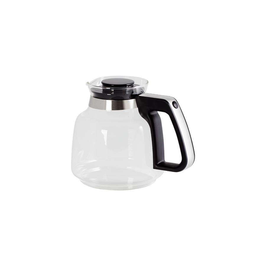 MELITTA Glaskanne Excellent Type 200 Ersatzkanne schwarz-Edelstahl