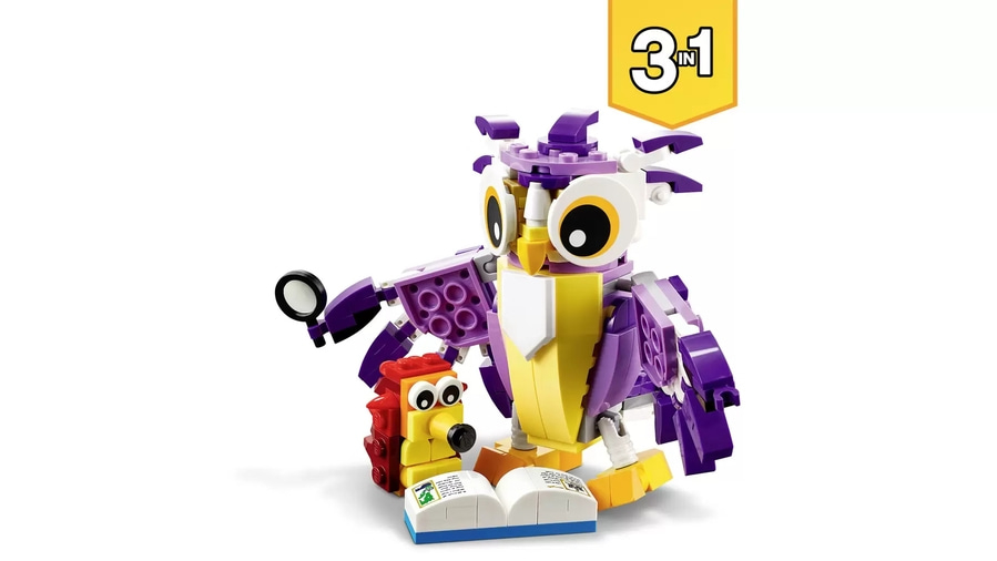 2 x LEGO Creator 3in1 Wald-Fabelwesen 31125 Bauset Spielzeug 175 Steine NEU