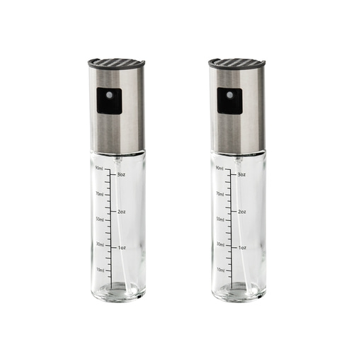 BETTY BOSSI Sprühflasche Öl und Essig 100ml Glas 2 Stk. Feines Zerstäuben