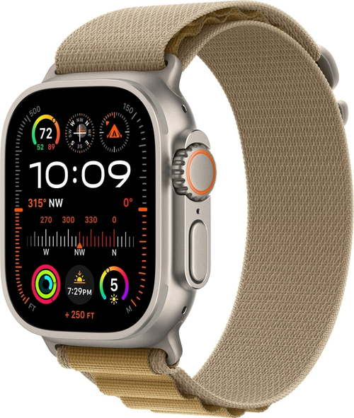 APPLE Watch Ultra 2 (2024) 49 mm Titangehäuse Alpine S Mandel MX4E3FD/A B-WARE