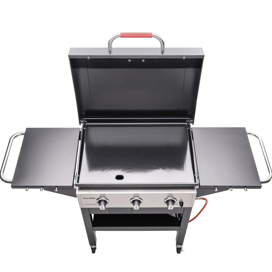 CHAR-BROIL Gasgrill Griddle 3400 schwarz inkl. 3 Brenner & Plancha-Platte NEU